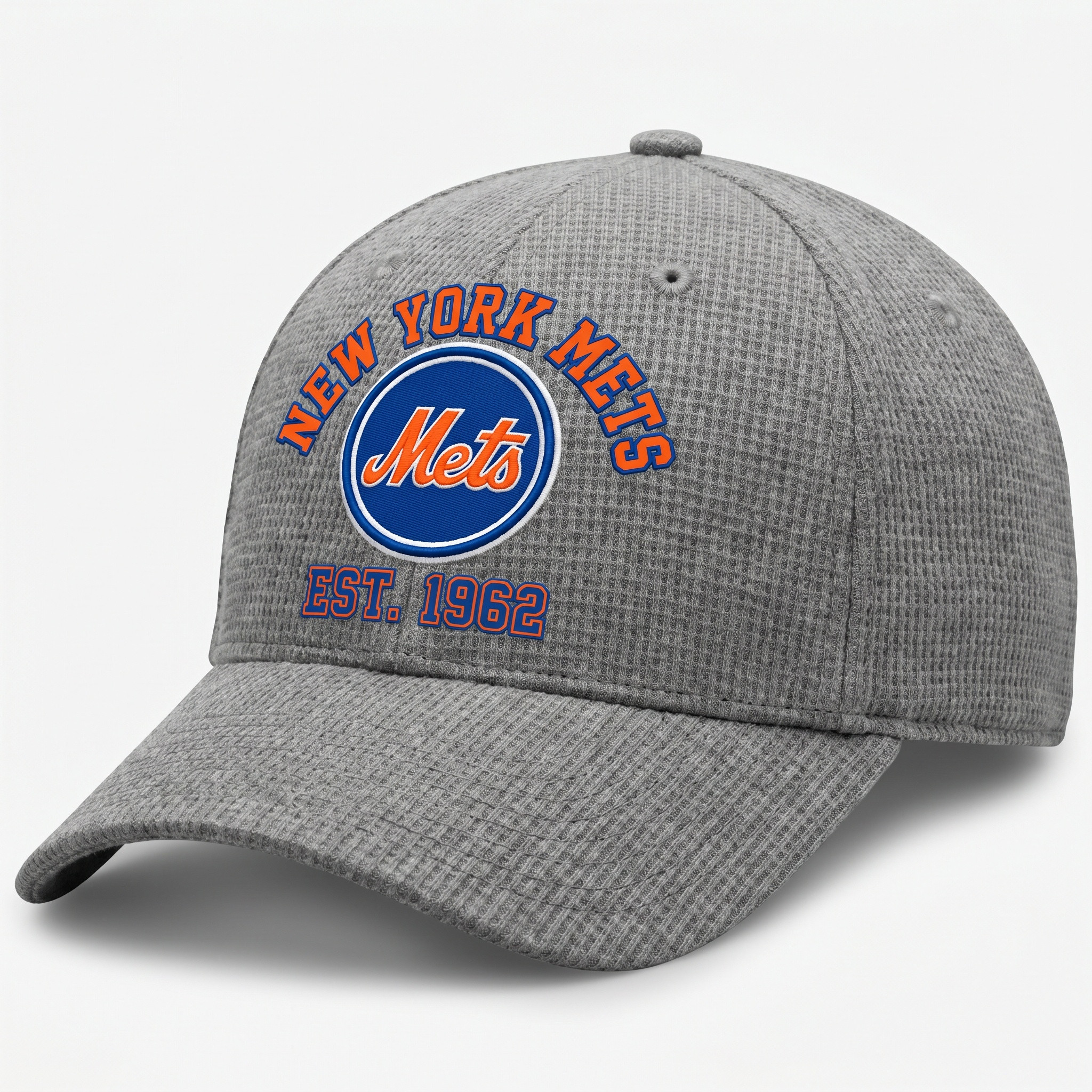 New York Mets Waffle Knit Cap in Gray