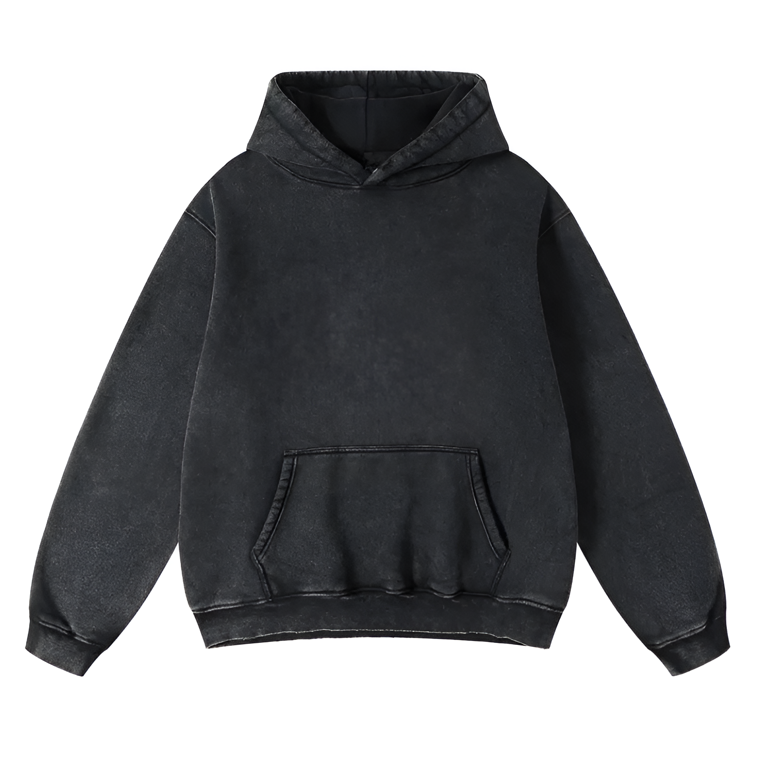 Oversized Zip Up Hoodie With Kangaroo Pocket For All Seasons