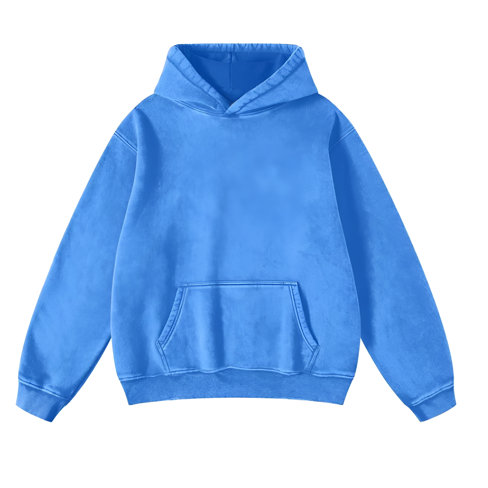 Oversized Zip Up Hoodie With Kangaroo Pocket For All Seasons