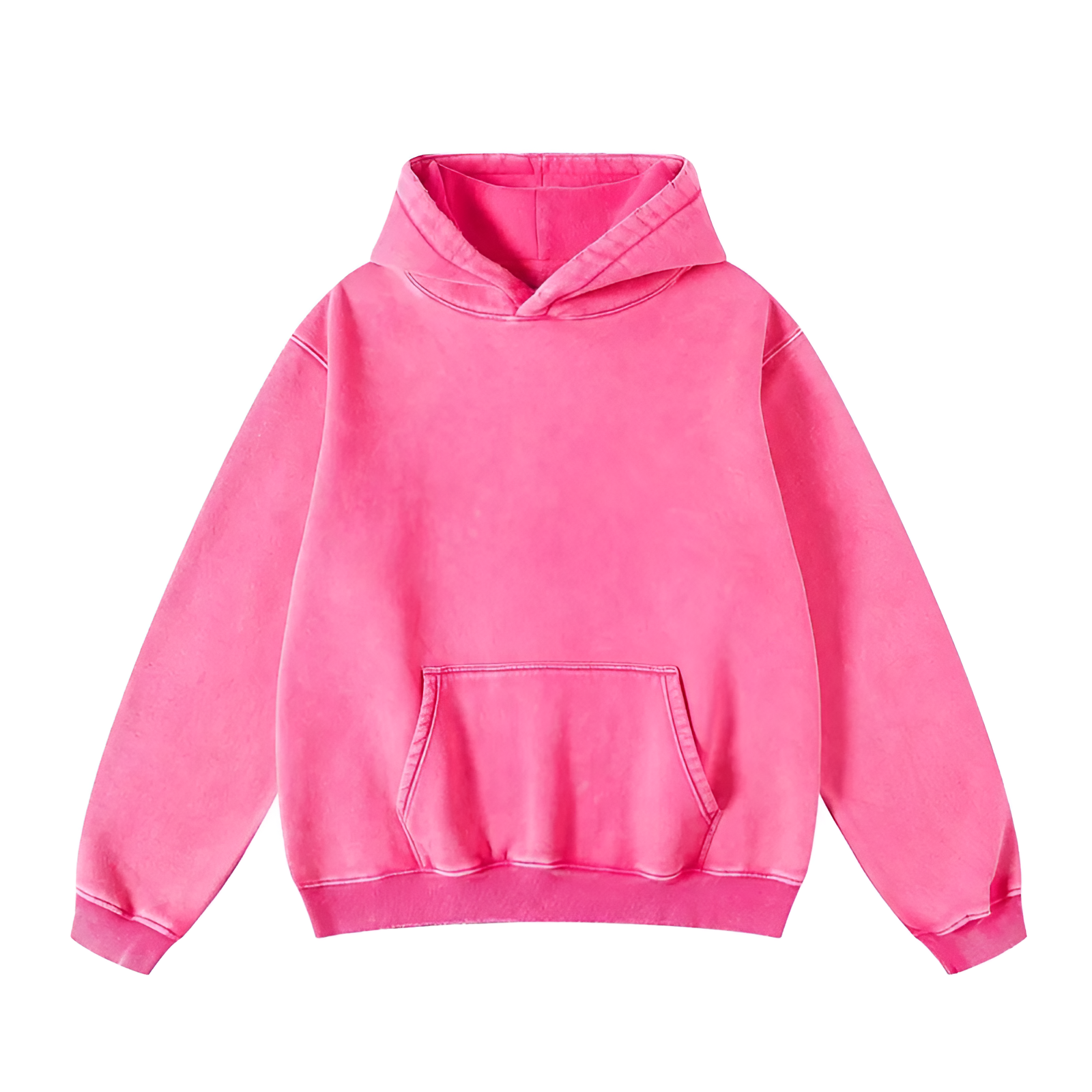 Oversized Zip Up Hoodie With Kangaroo Pocket For All Seasons