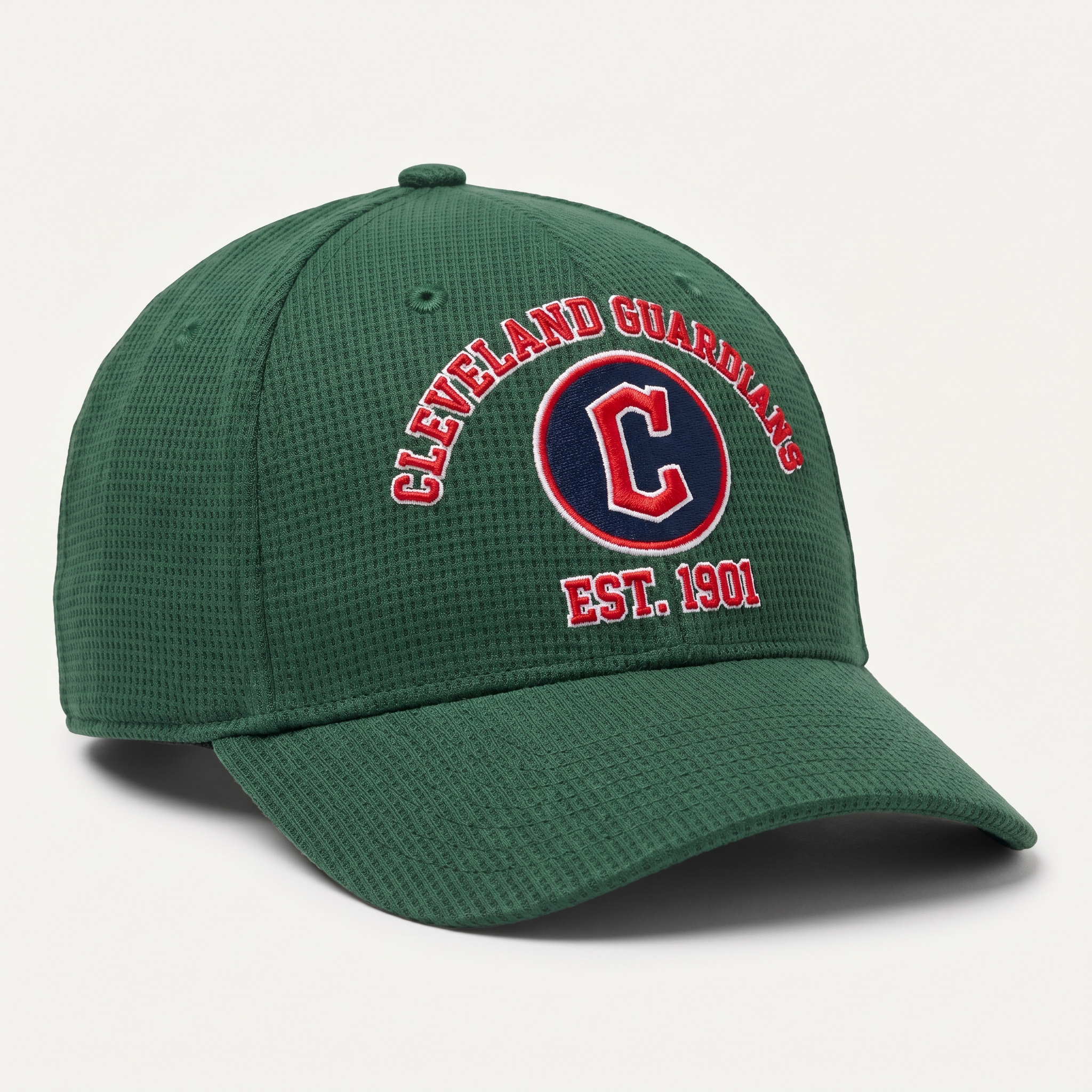 Cleveland Guardians Waffle Knit Cap in Green