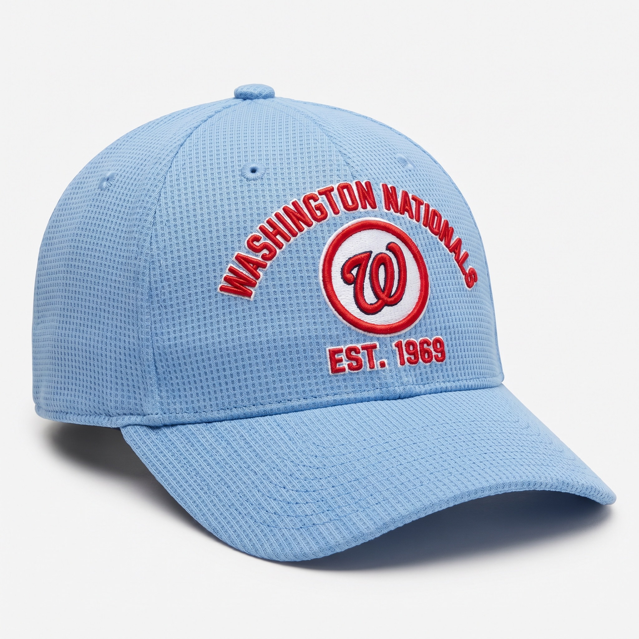 Washington Nationals Waffle Knit Cap in Light Blue