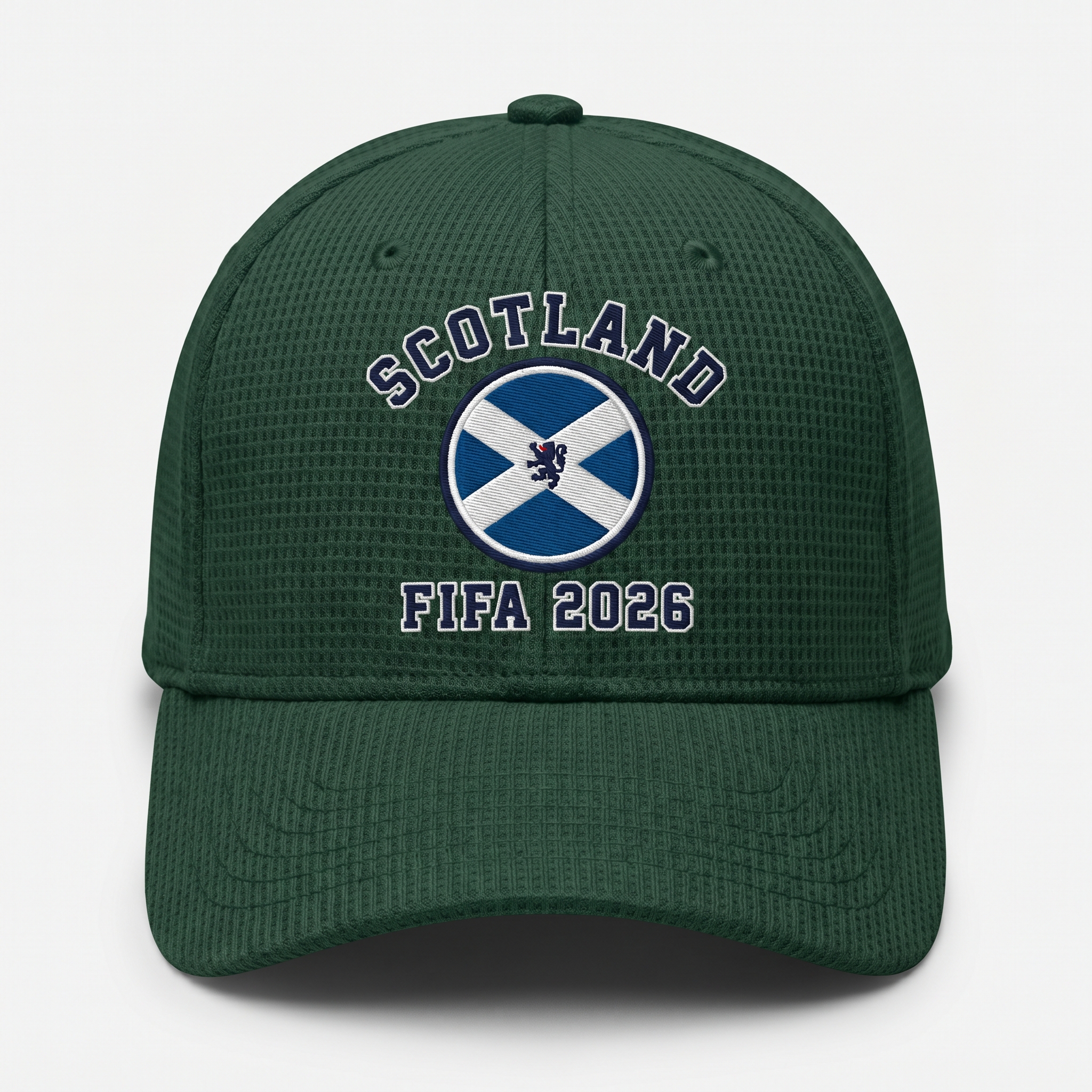 FIFA 2026 Scotland Waffle Knit Cap in Green