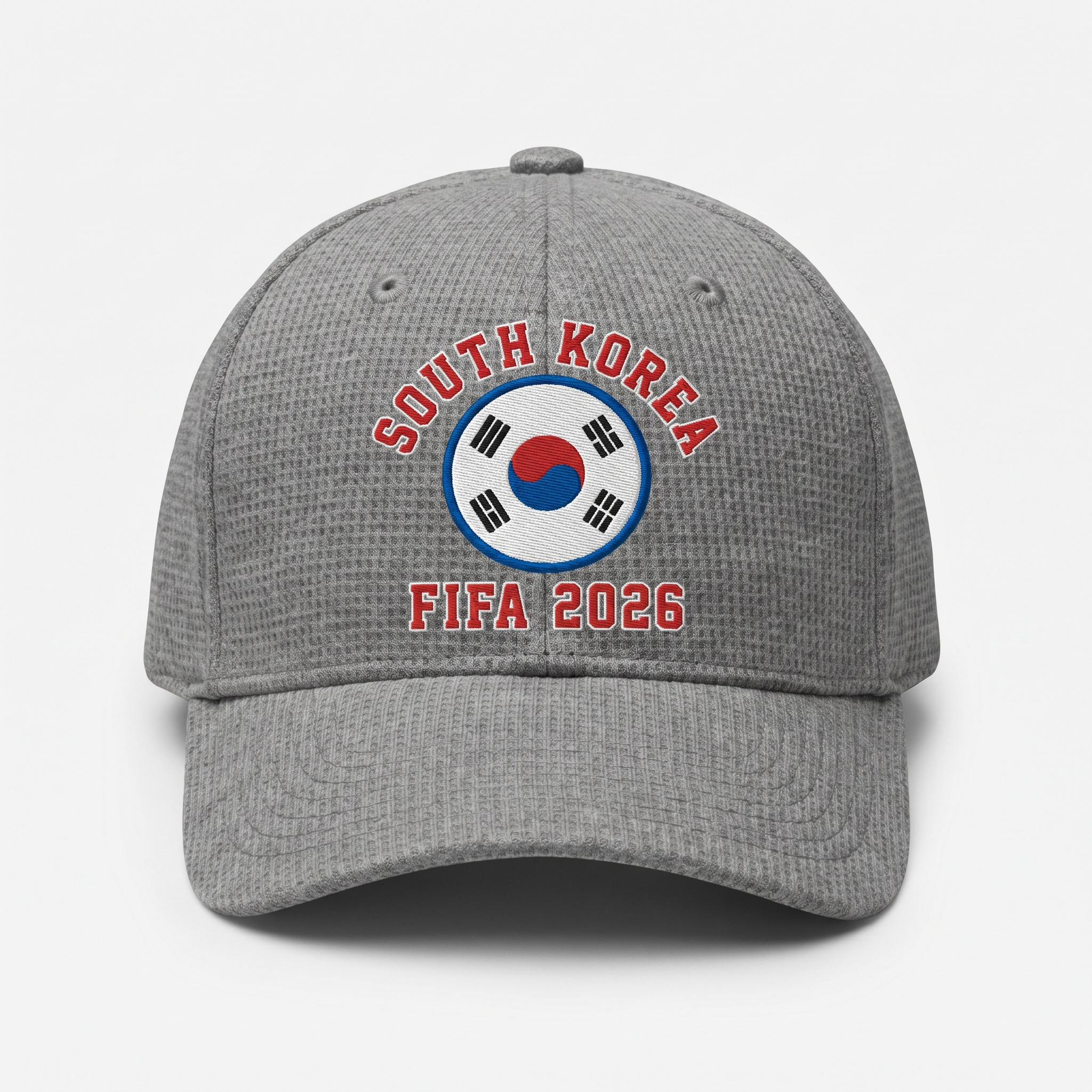 FIFA 2026 South Korea Waffle Knit Cap in Gray