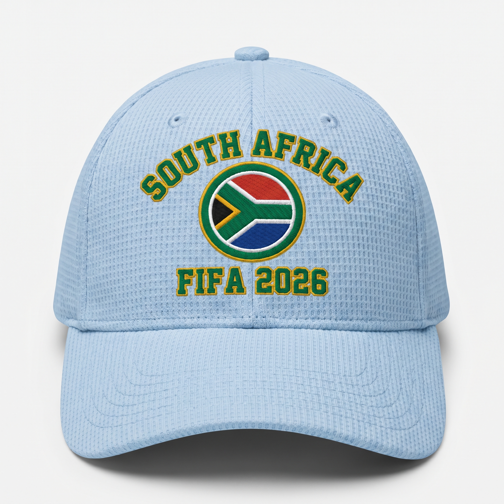 FIFA 2026 South Africa Waffle Knit Cap in Light Blue