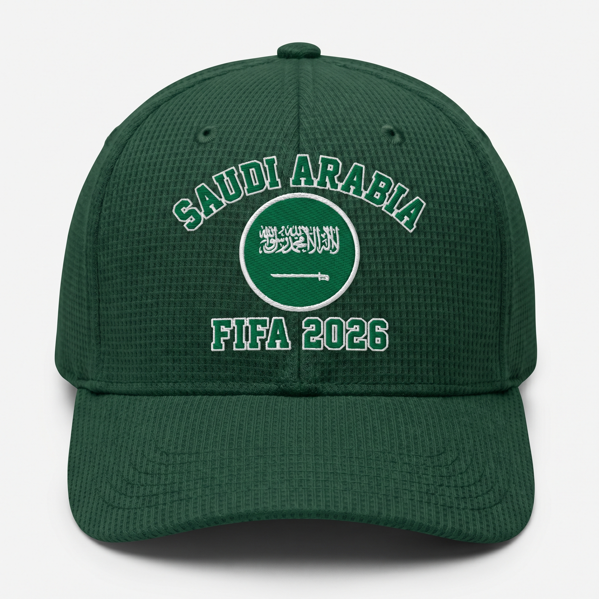 FIFA 2026 Saudi Arabia Waffle Knit Cap in Green