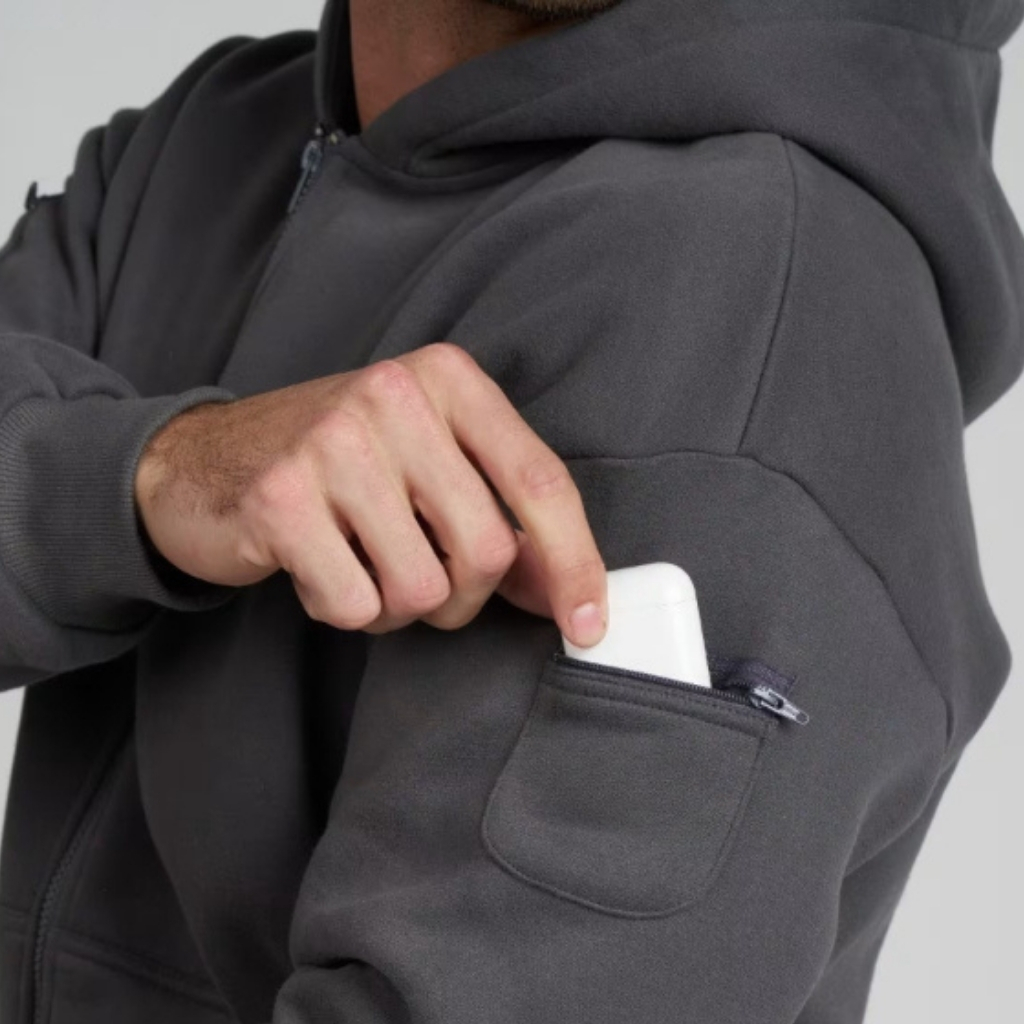 Travel Essentials Zip Hoodie