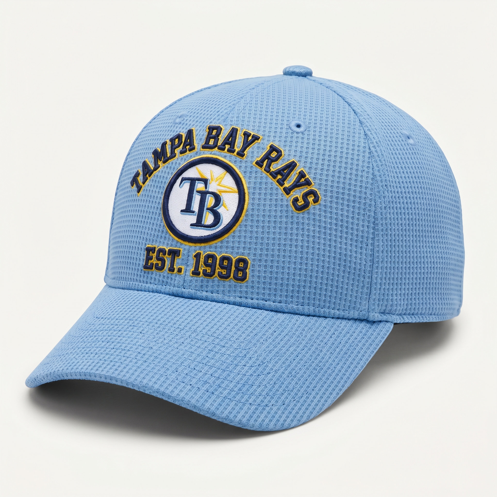 Tampa Bay Rays Waffle Knit Cap in Light Blue