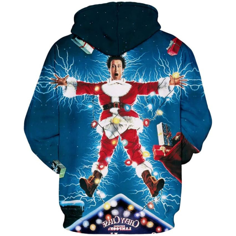 Ugly Christmas 3D Pullover Hoodie