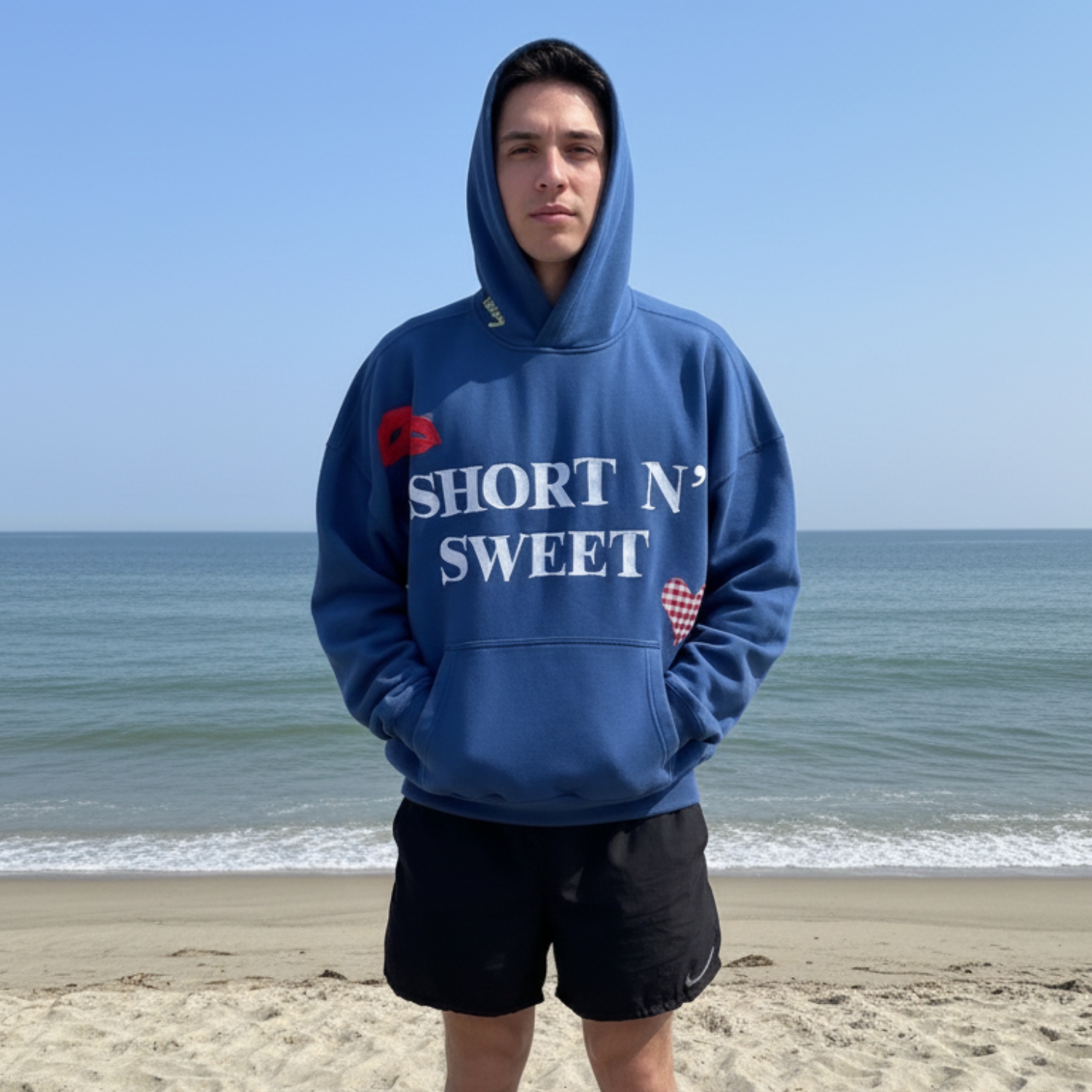 Unisex Graphic Hoodie with Embroidered Patches