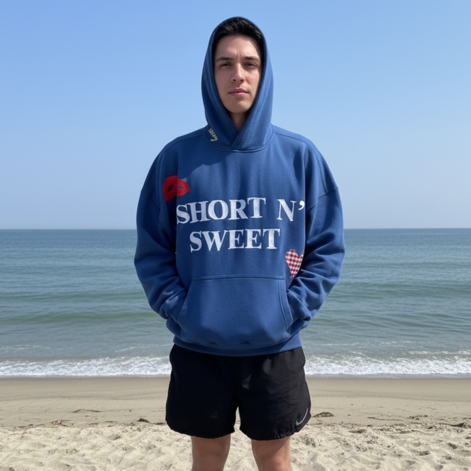 Unisex Graphic Hoodie with Embroidered Patches