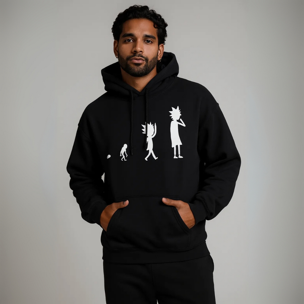 Evolution Graphic Printed Hoodie