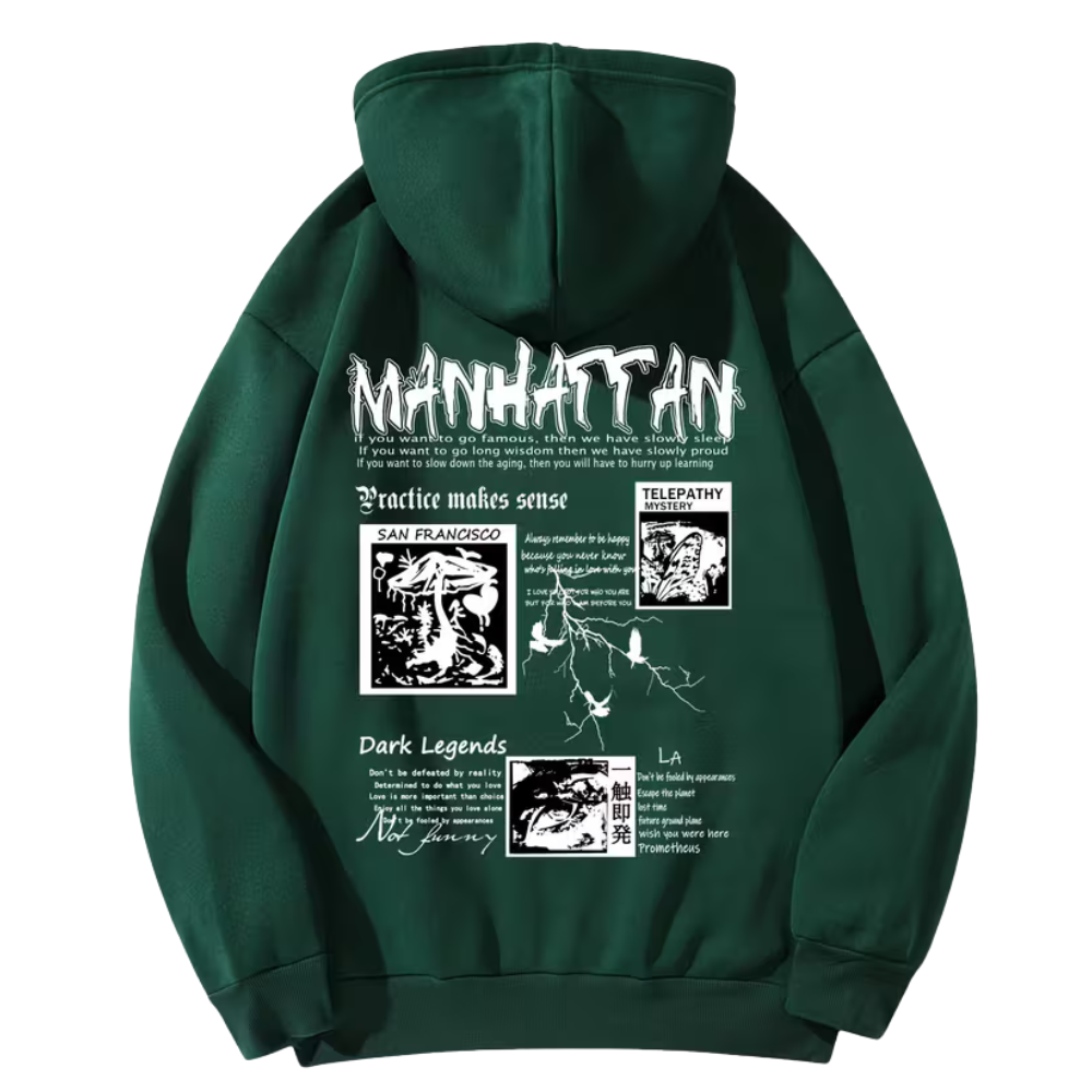 Men Cozy Drawstring Long Sleeve Sweatshirt Hoodie With Kangaroo Pocket