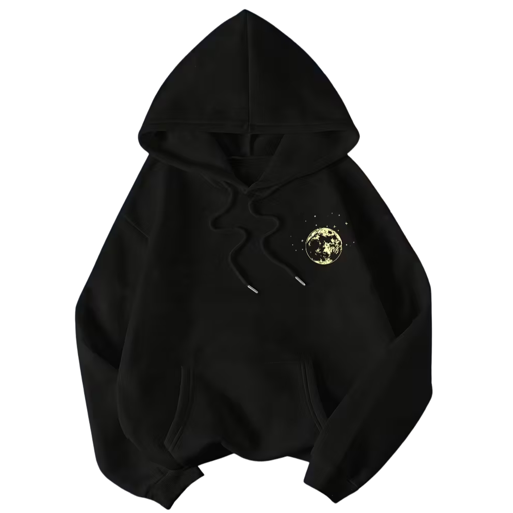 Versatile Streetwear Casual Polyester Blend Zip Up Hoodie 