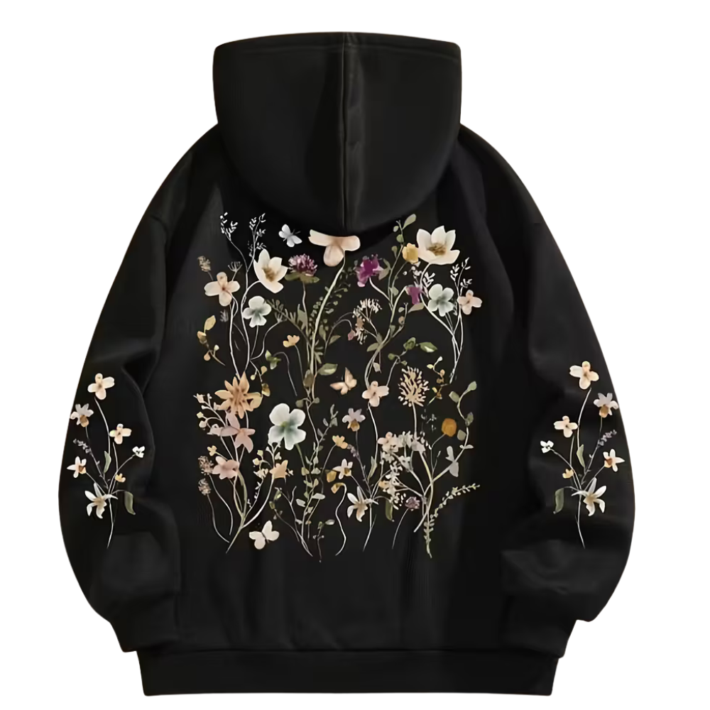  Cozy Casual Long Sleeve Soft Fleece Lining Women Drawstring Hoodie