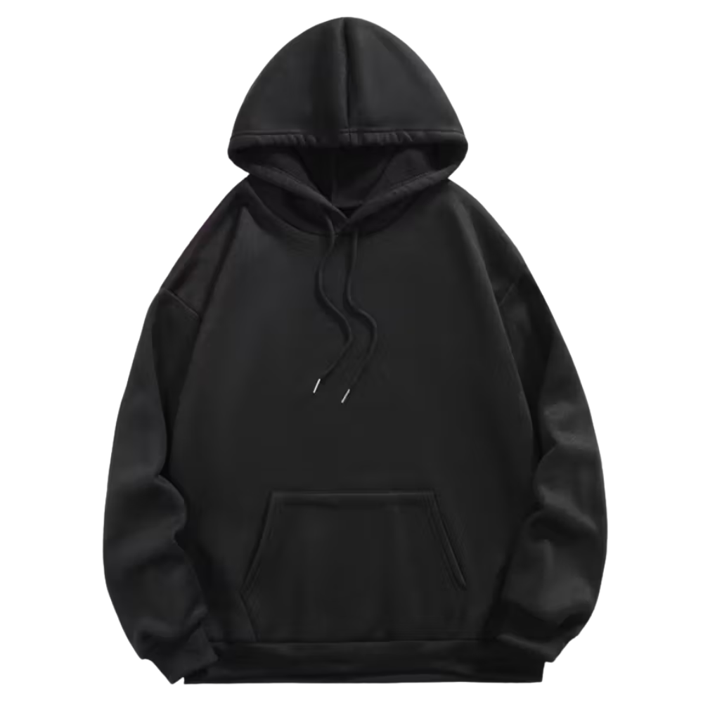 Floral Graphic Print Casual Drawstring Hoodie