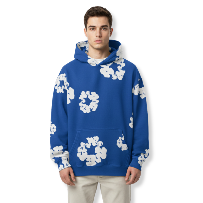 Cotton Wreath Hoodie Streetwear Classic Edition
