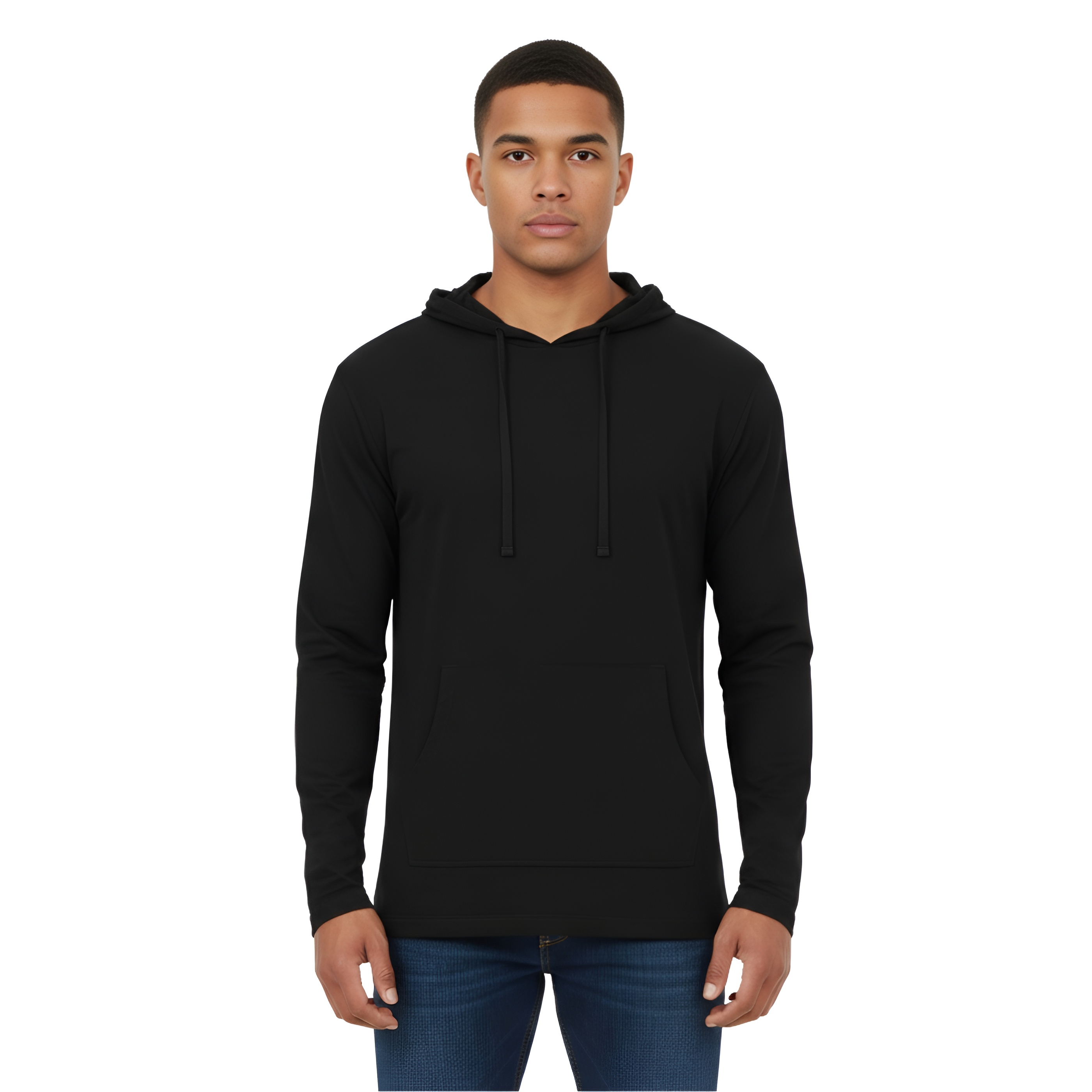 3 Pack Men Cotton Lightweight Casual Pullover Drawstring Hoodie