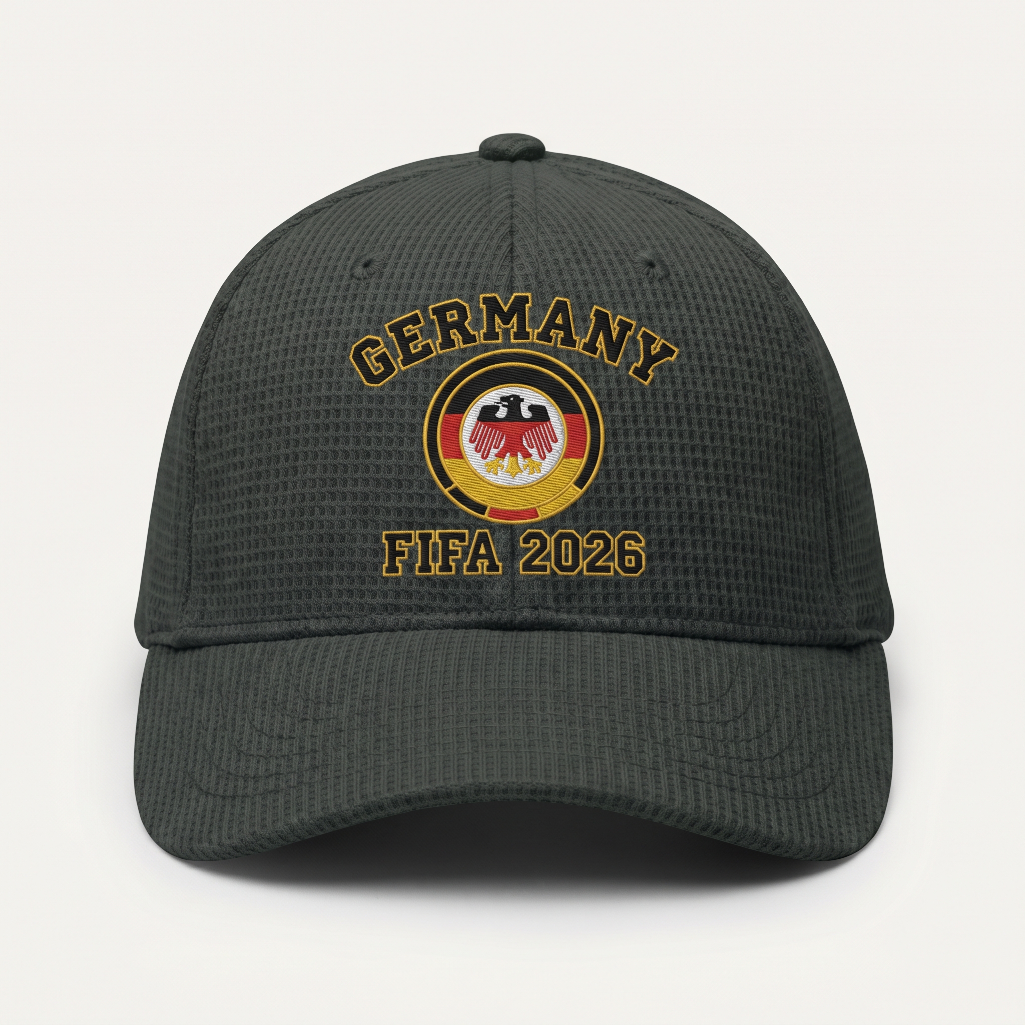 FIFA 2026 Germany Waffle Knit Cap in Dark Gray