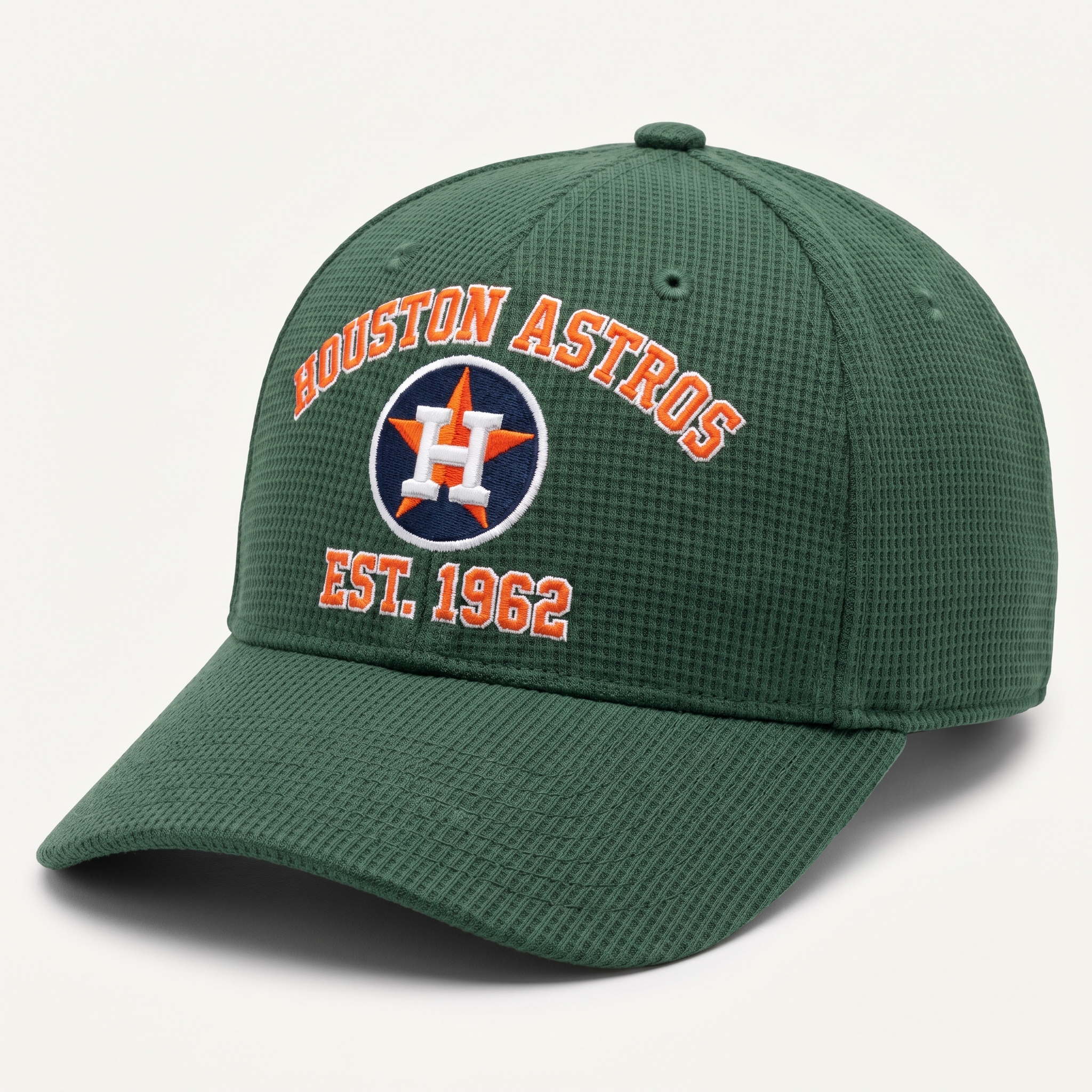 Houston Astros Waffle Knit Cap in Green
