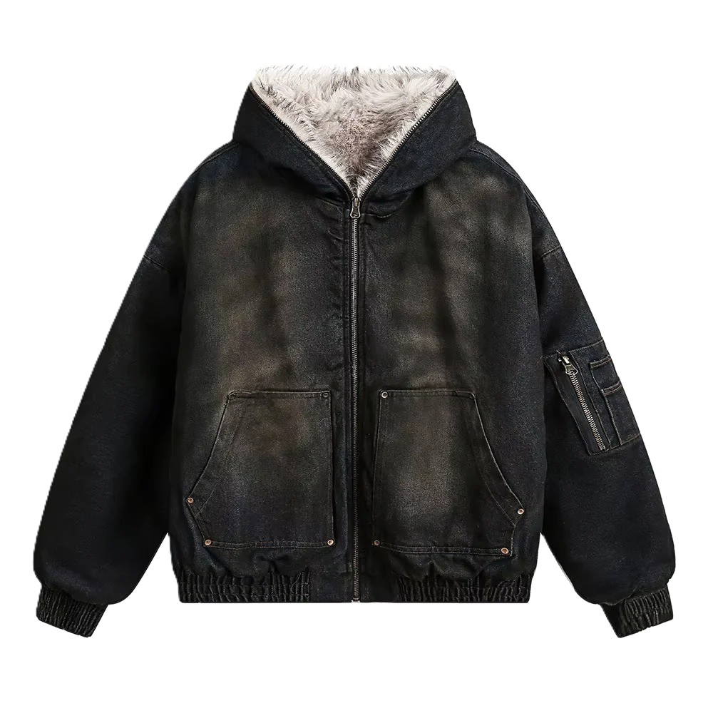 Vintage Sherpa Denim Jacket