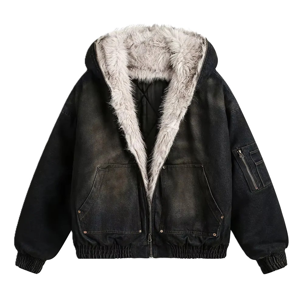 Vintage Sherpa Denim Jacket