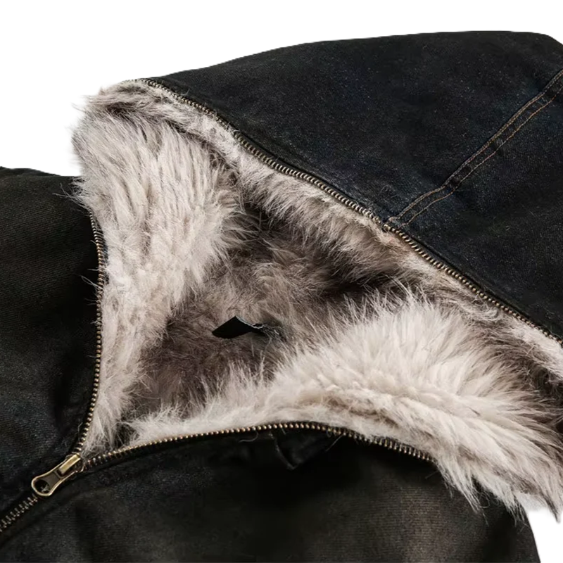 Vintage Sherpa Denim Jacket