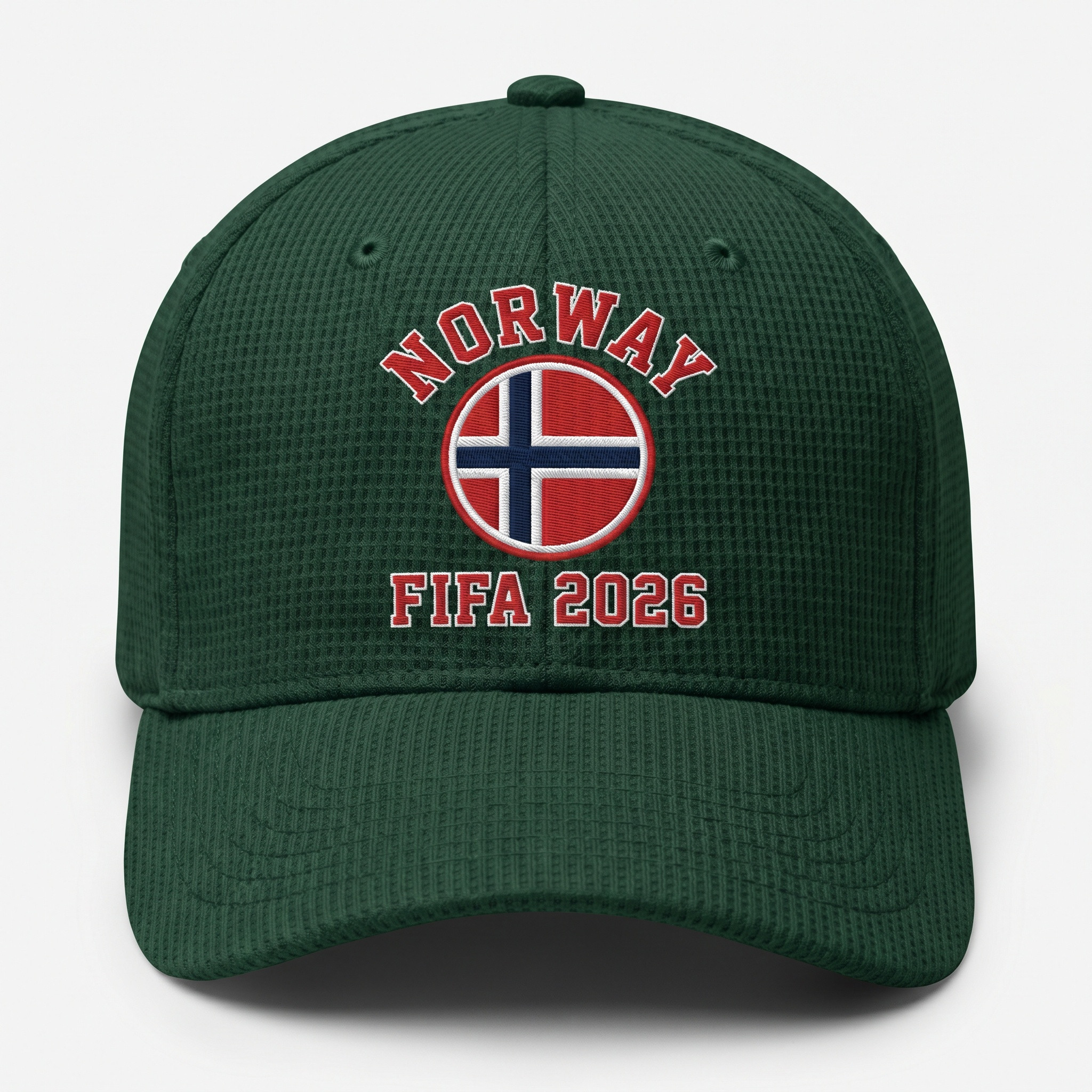 FIFA 2026 Norway Waffle Knit Cap in Green