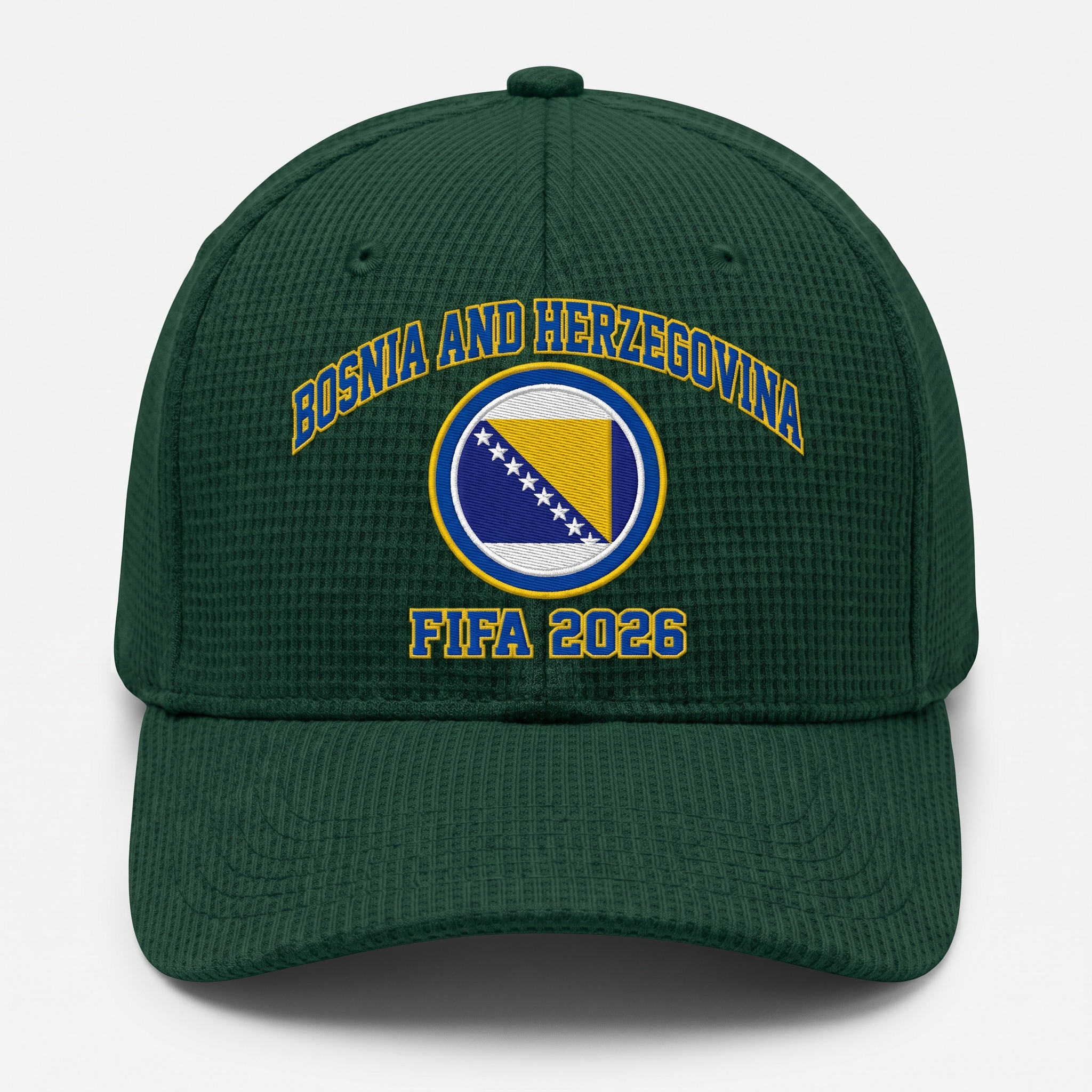 FIFA 2026 Bosnia and Herzegovina Waffle Knit Cap in Green