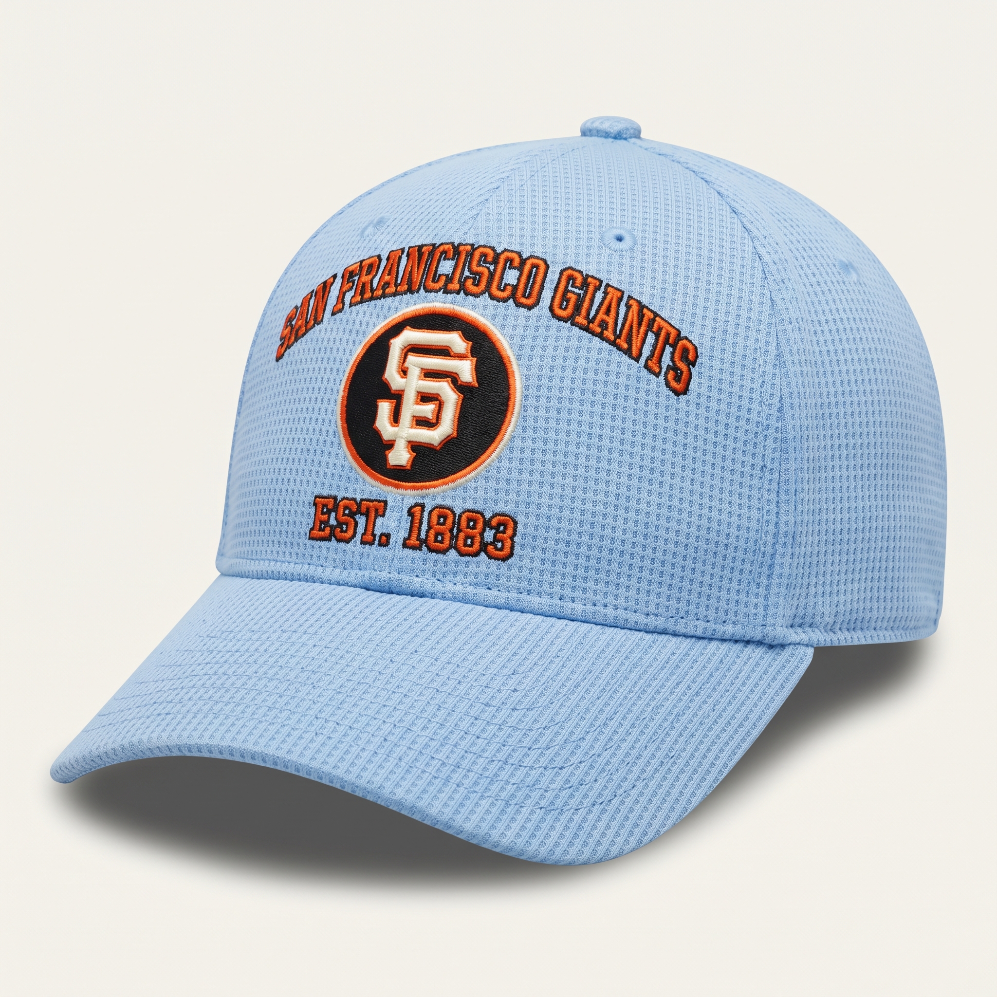 San Francisco Giants Waffle Knit Cap in Light Blue