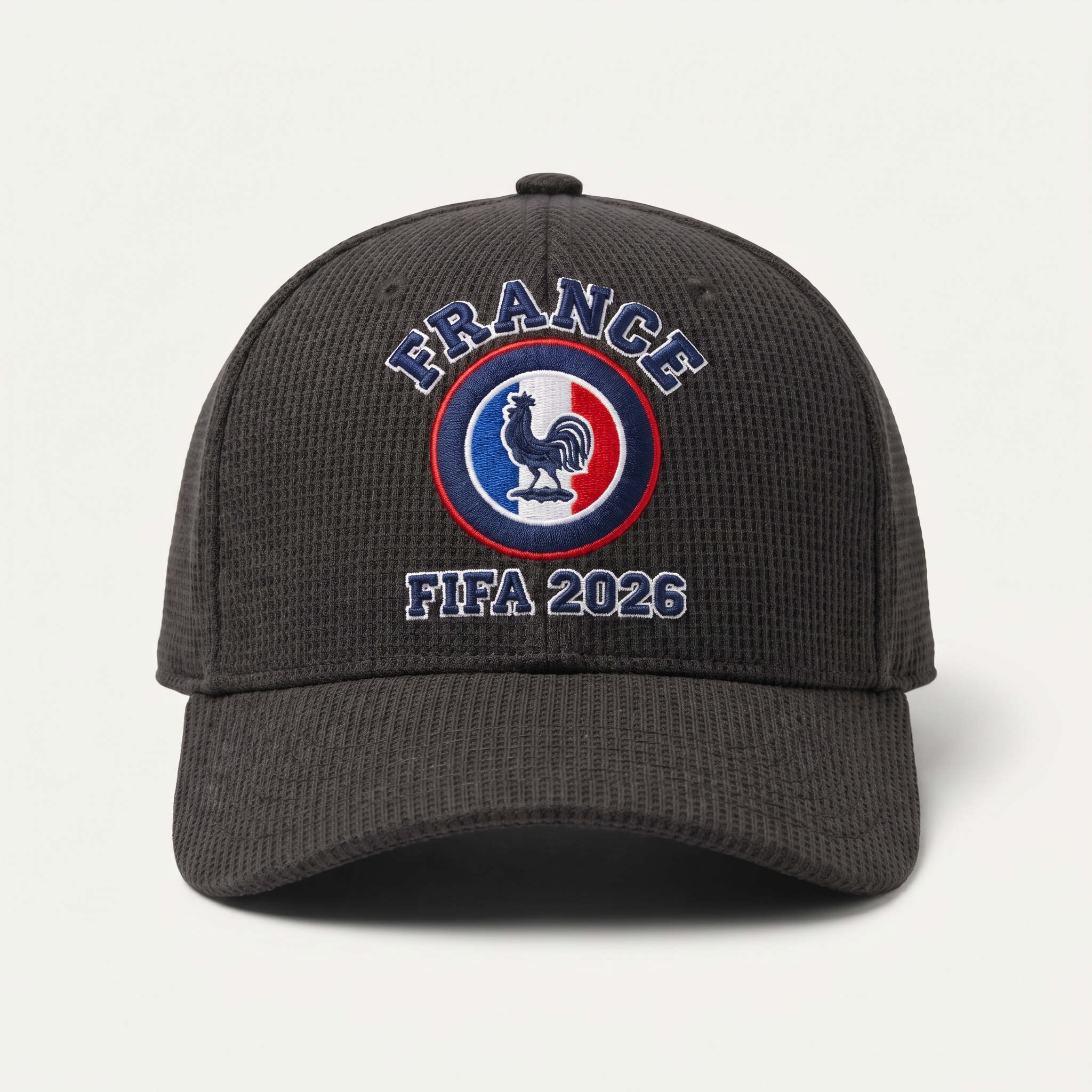 FIFA 2026 France Waffle Knit Cap in Dark Gray