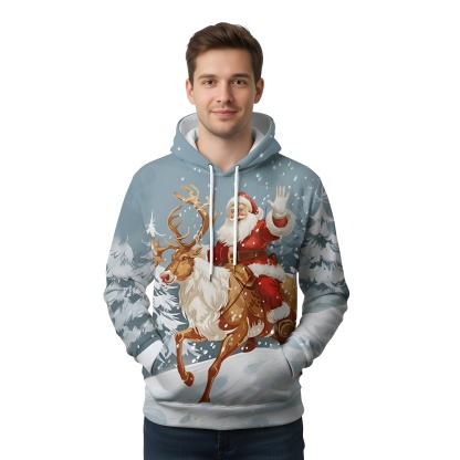 Funny Christmas Themed Pullover Hoodie