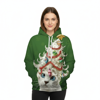 Christmas Holiday Pet Themed Hoodie