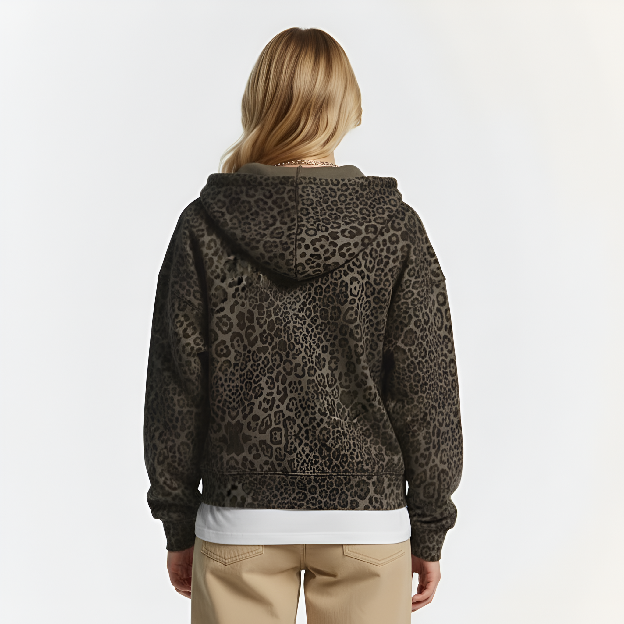 Unisex Zip Up Hoodie with Pockets Casual Everyday Wear