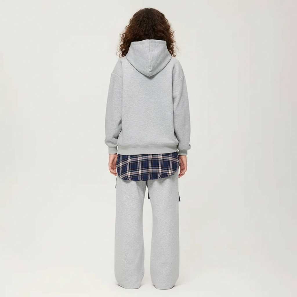 Cartoon Dog Print Oversized Pullover Hoodie For Men