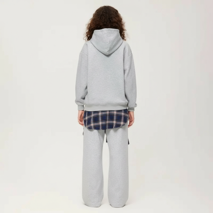 Cartoon Dog Print Oversized Pullover Hoodie For Men