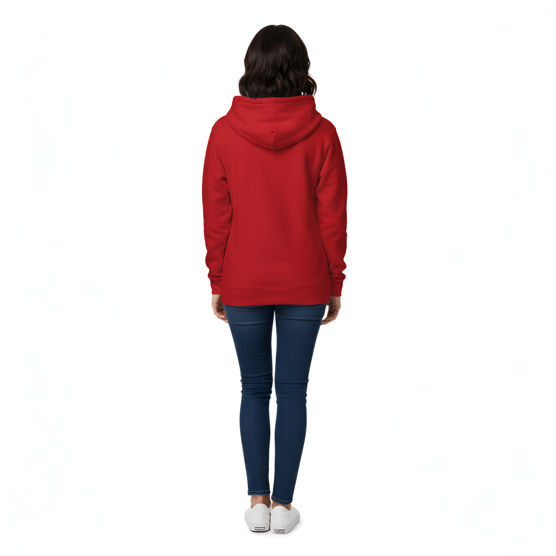 Christmas Snowflake Graphic Print Hoodie For Women