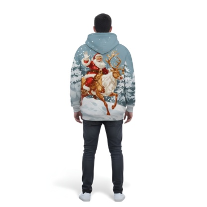 Funny Christmas Themed Pullover Hoodie