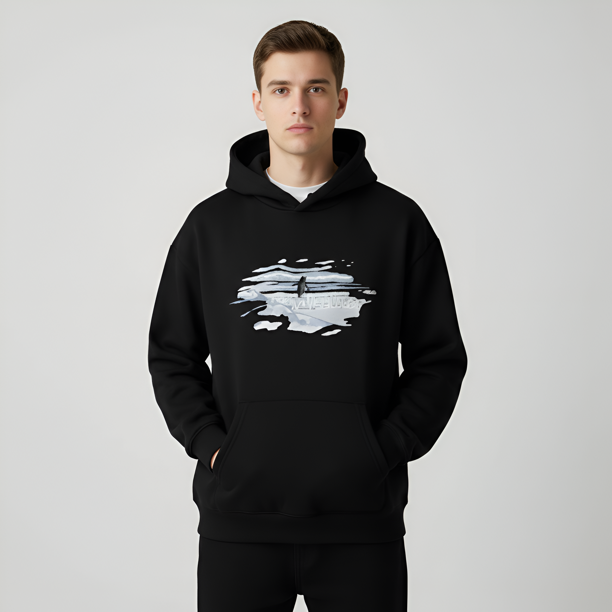 Penguin Graphic Printed Oversized Streetwear Hoodie
