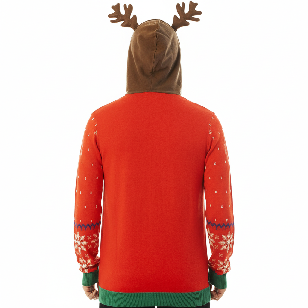 Christmas Sweater With LED Lights For Holiday Party