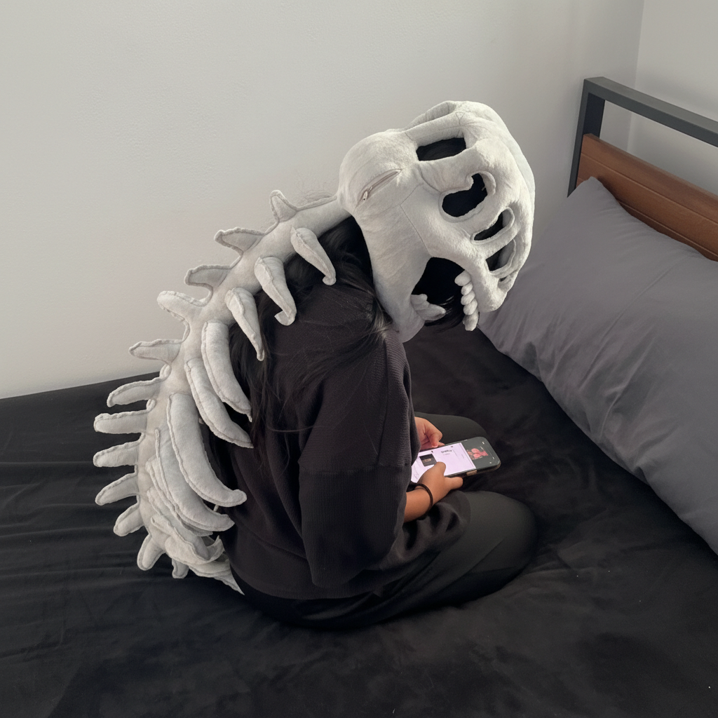 3D Dinosaur Themed Plush Wearable Prop Hat