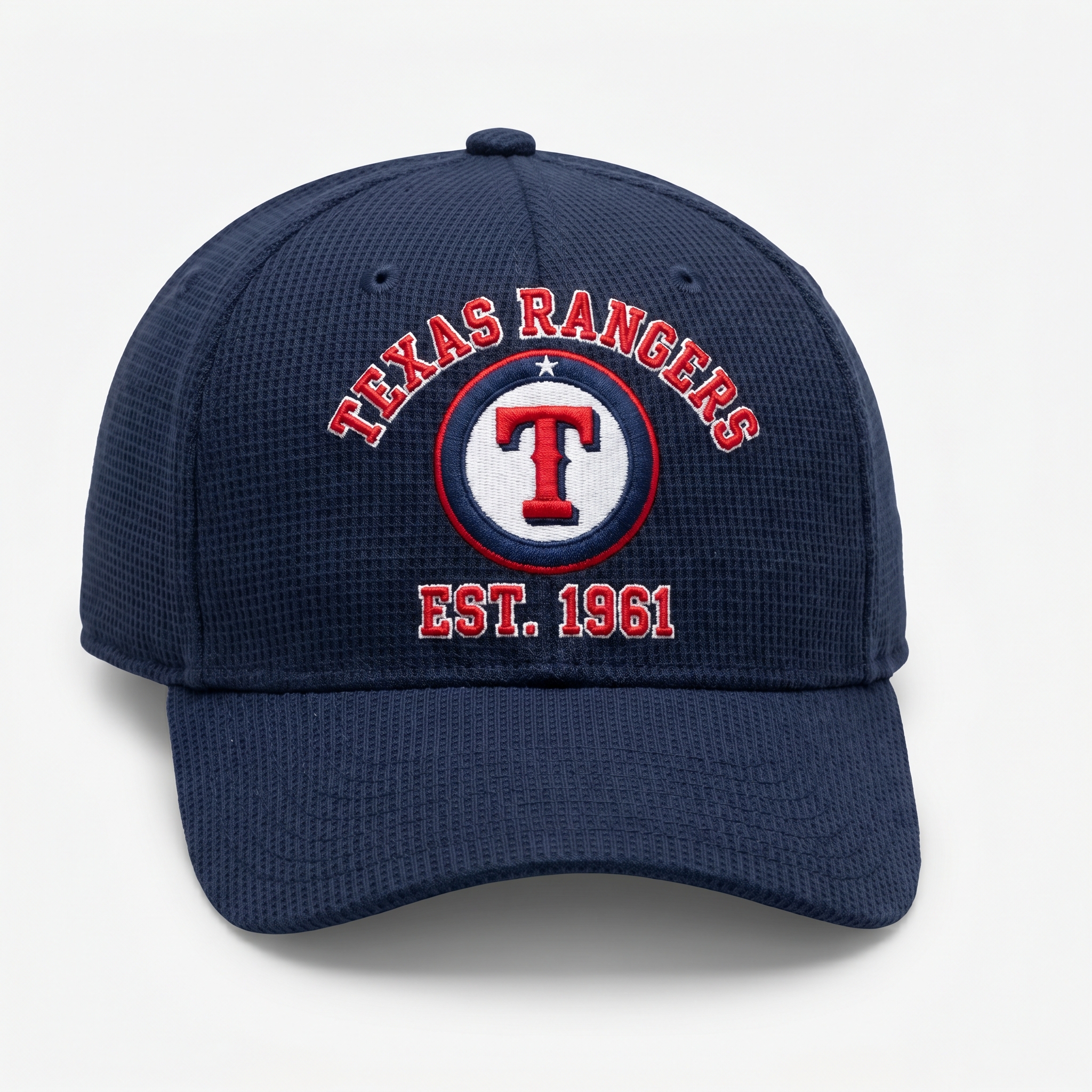 Texas Rangers Waffle Knit Cap in Blue