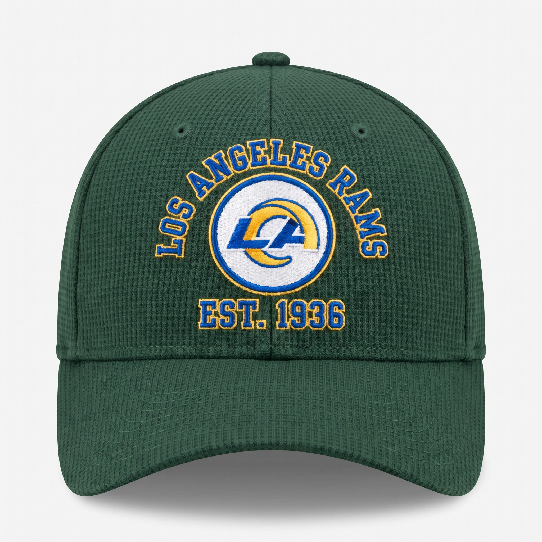 Los Angeles Rams Waffle Knit Cap in Green