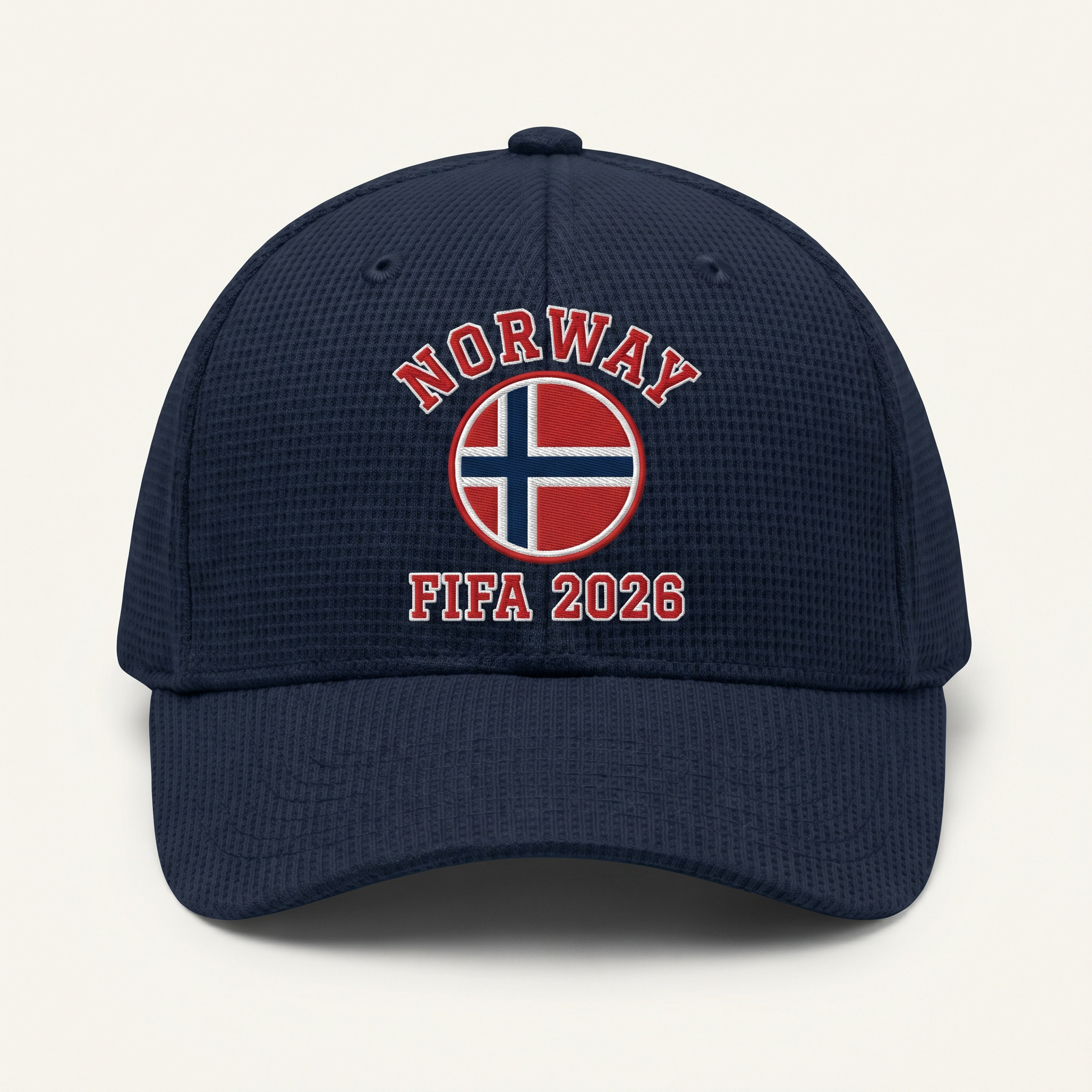 FIFA 2026 Norway Waffle Knit Cap in Blue