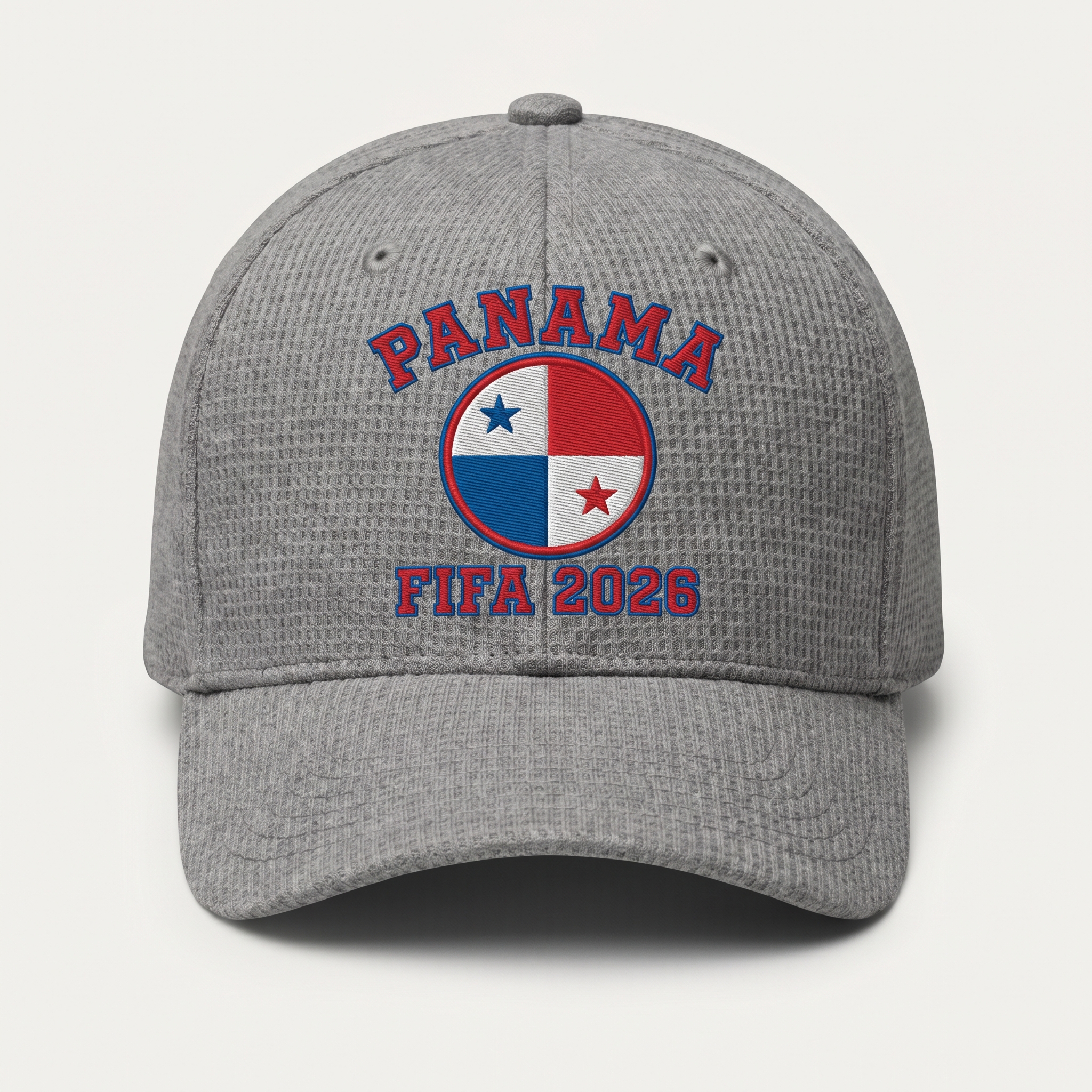 FIFA 2026 Panama Waffle Knit Cap in Gray