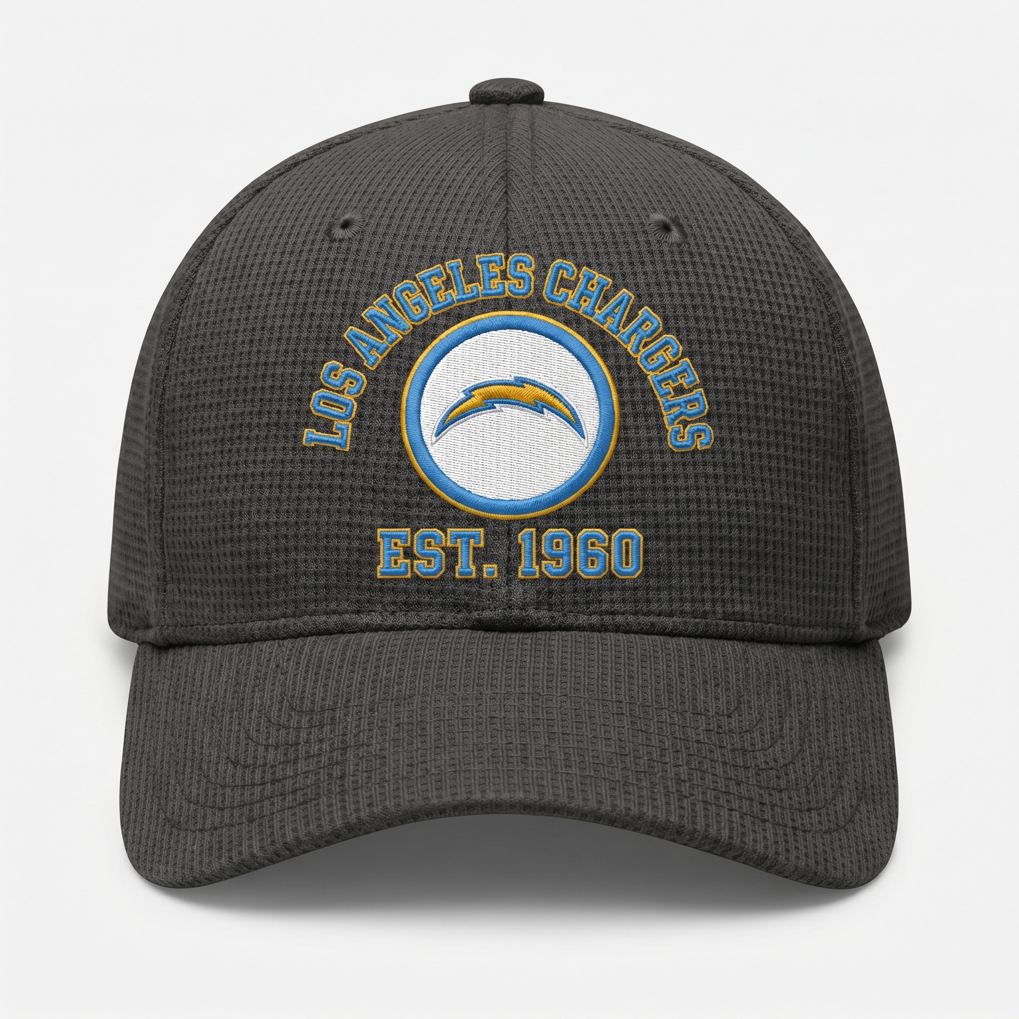 Los Angeles Chargers Waffle Knit Cap in Dark Gray