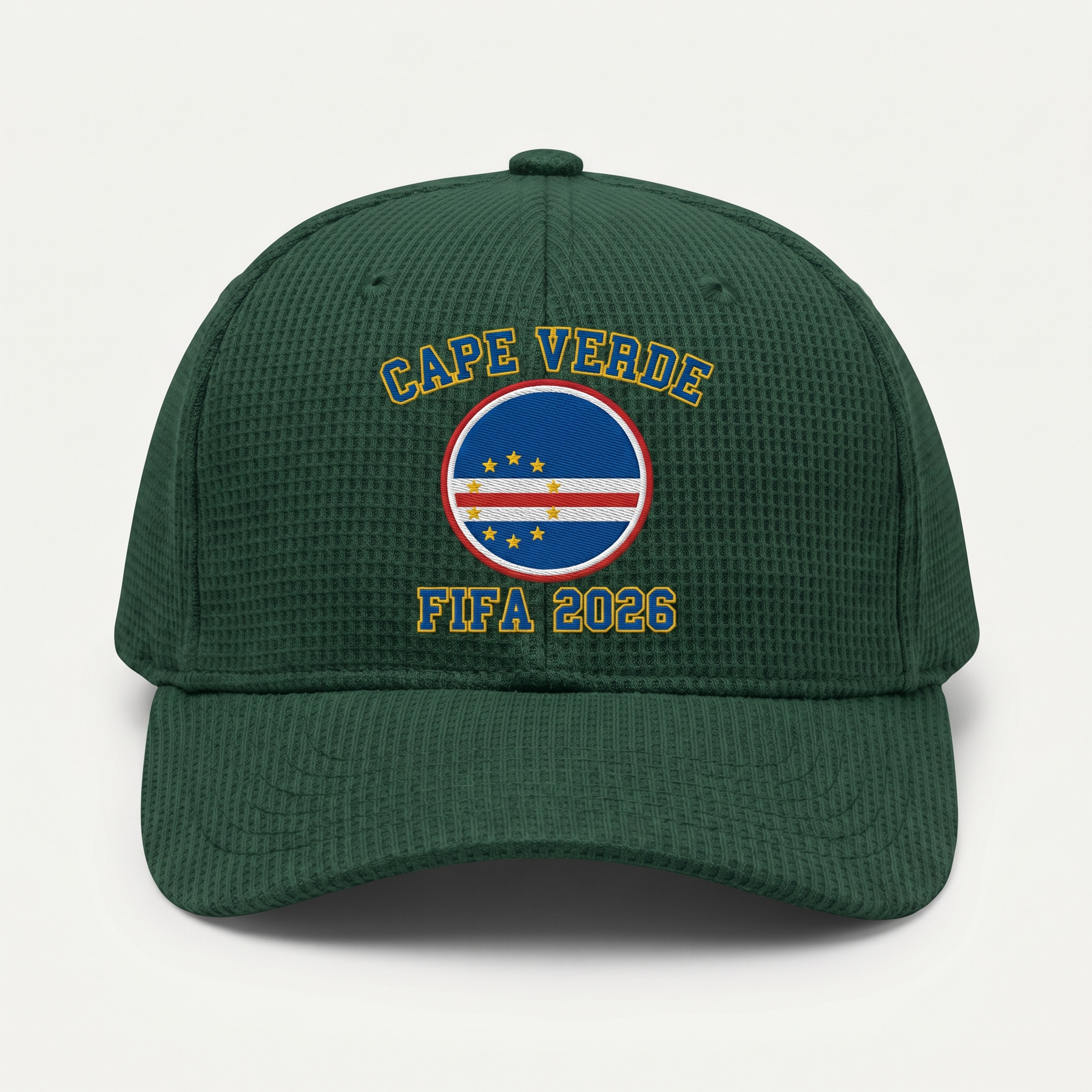 FIFA 2026 Cape Verde Waffle Knit Cap in Green