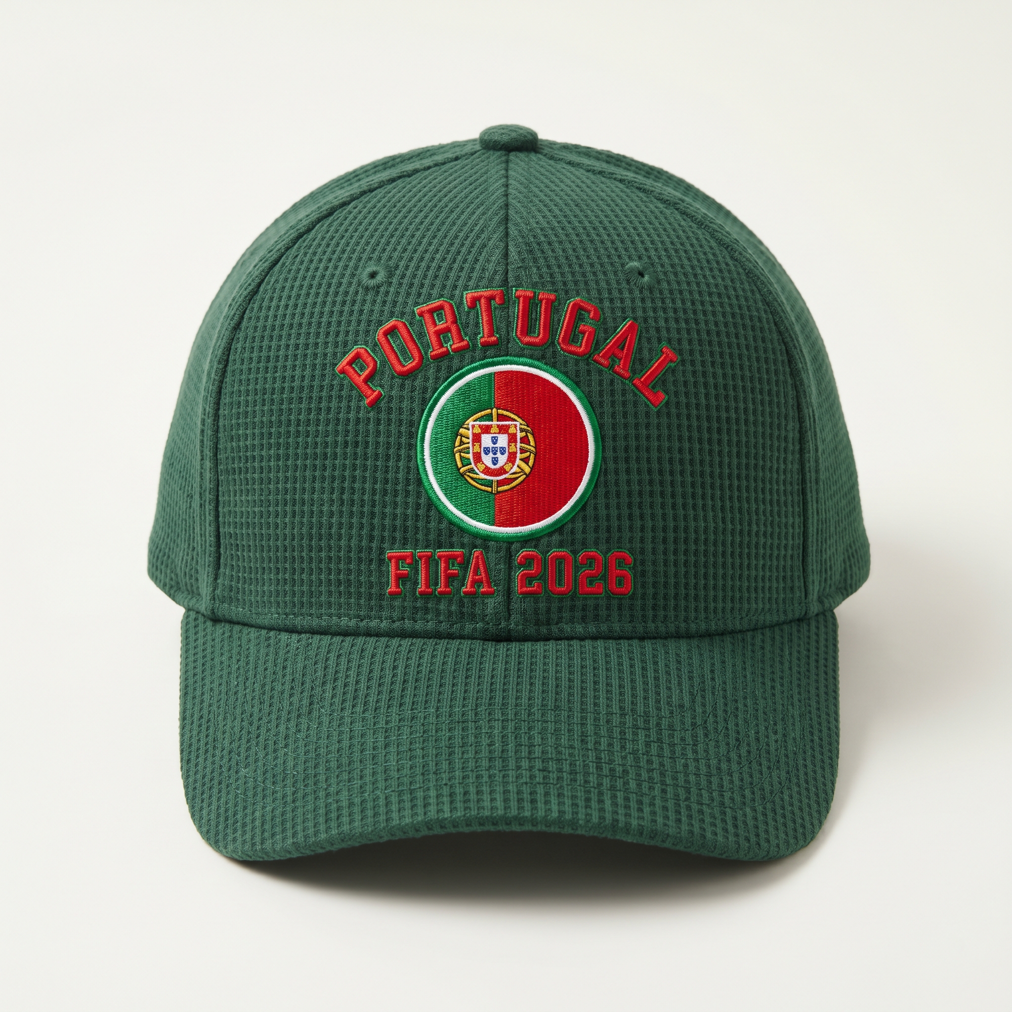 FIFA 2026 Portugal Waffle Knit Cap in Green