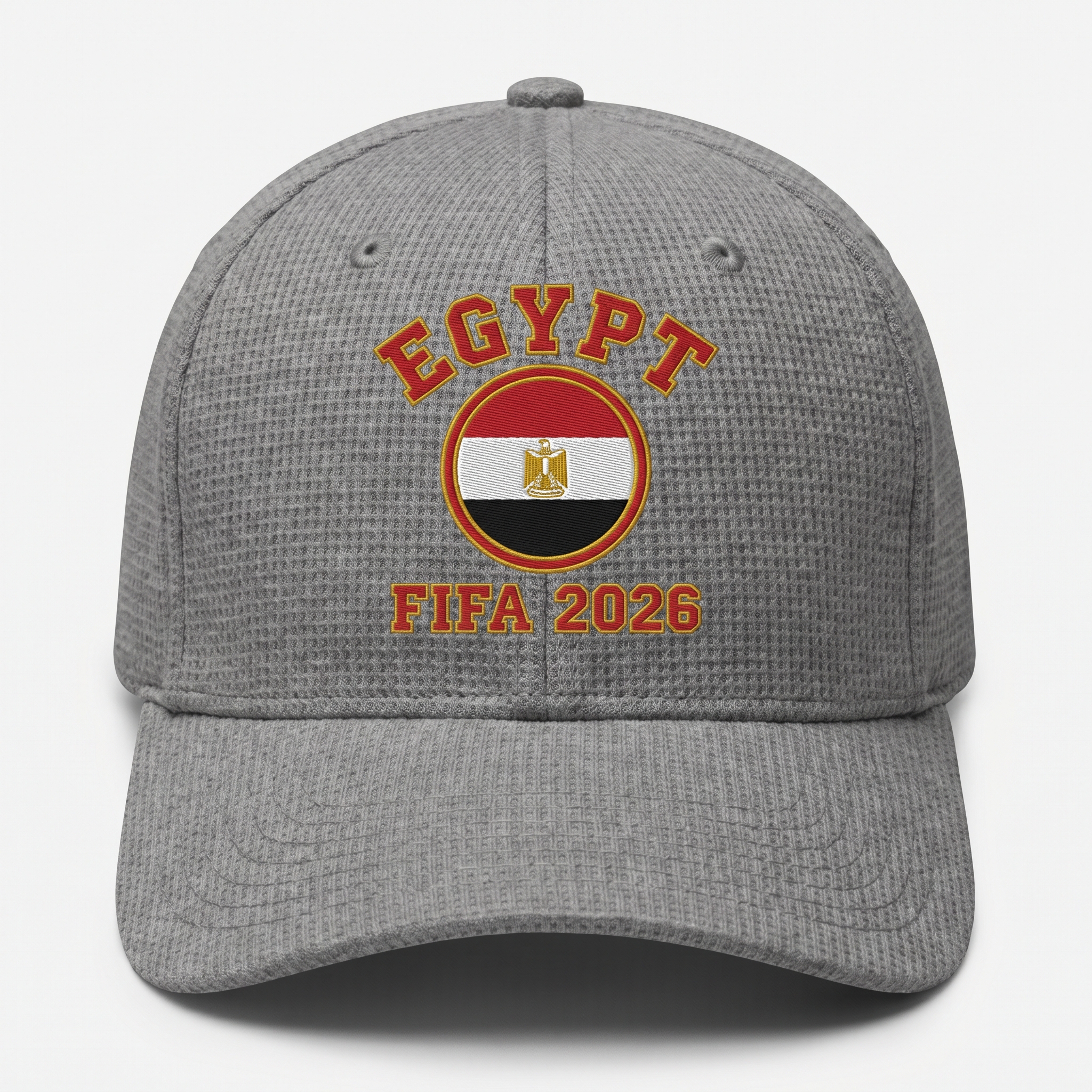 FIFA 2026 Egypt Waffle Knit Cap in Gray