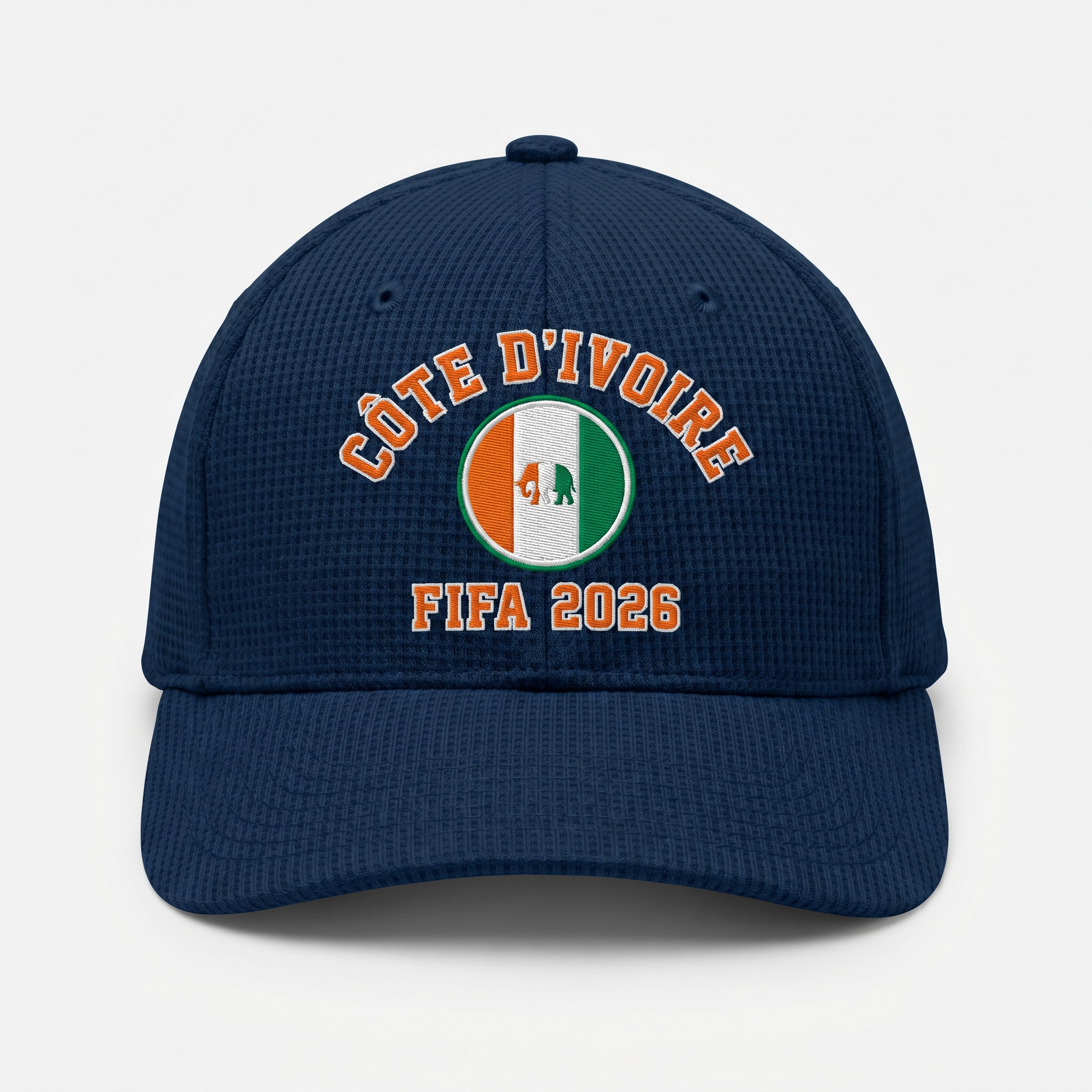 FIFA 2026 Côte d'Ivoire Waffle Knit Cap in Blue